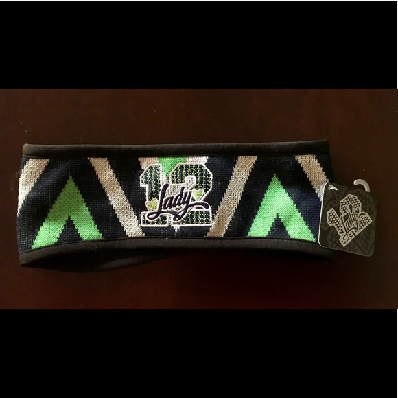 Seattle Seahawks Lady 12 Headband - Picture 2 of 4